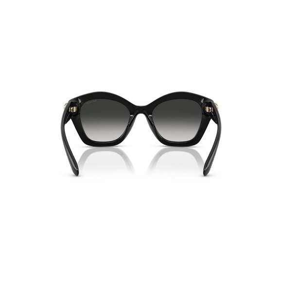 New COACH Cad31 Black Cat Eye HC8421U 5002/3C Sunglasses Women - Picture 5 of 6